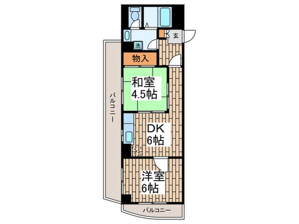 ホ―ムズ山王の物件間取画像